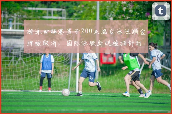 游泳世锦赛男子200米混合泳汪顺金牌被取消，国际泳联新规被指针对中国选手